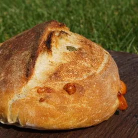 Хлеб с пармезаном и оливками, 550 гр.